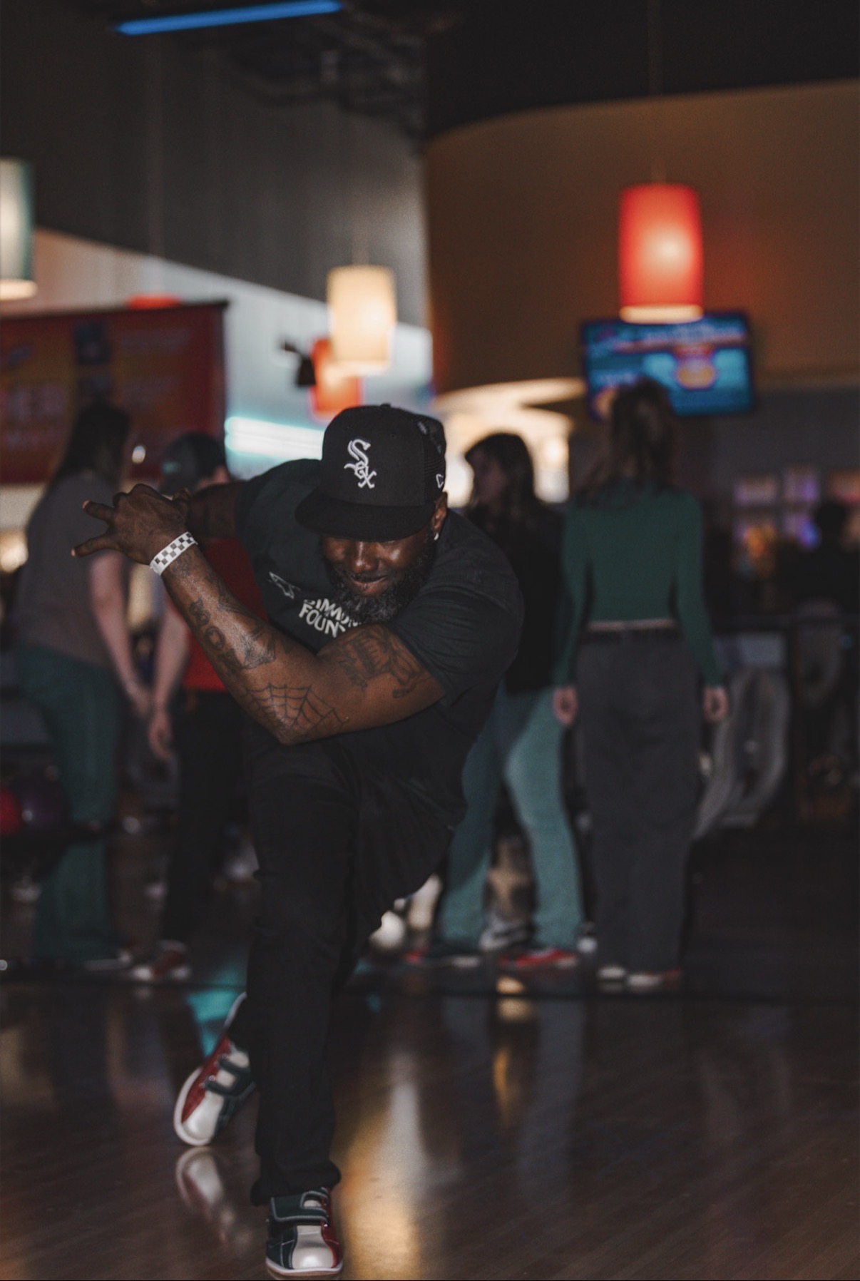 Families at the lanes